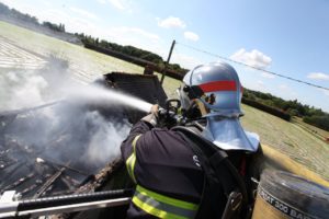 Feu de maison à Argentré-du-Plessis le 23 mai 2017