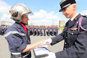 Journée nationale des sapeurs-pompiers à L'Hermitage le 24 juin 2017