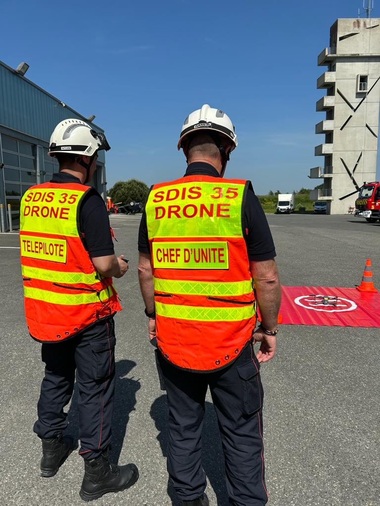 L'équipe de reconnaissance et d'intervention par drone (RID) du SDIS 35  devient opérationnelle